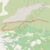 Itinéraire Traversée des Miroirs depuis Gréolières, distance, dénivelé, altitude, carte, profil, trace GPS