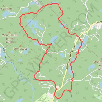 Itinéraire Petit lac à Cochand - Lac Pas de Poisson - Lac Morelle - Lac Lucerne, distance, dénivelé, altitude, carte, profil, trace GPS