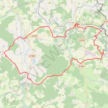 Itinéraire Houblon et Fortification - Halles-sous-les-Côtes, distance, dénivelé, altitude, carte, profil, trace GPS