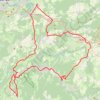 Itinéraire La vallée de la Loue vers Ornans, distance, dénivelé, altitude, carte, profil, trace GPS