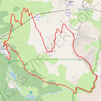 Itinéraire Col du fruit, distance, dénivelé, altitude, carte, profil, trace GPS