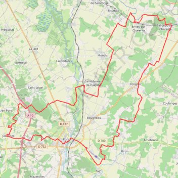 Itinéraire Gravel Salignacaise 2025 64km-20536114, distance, dénivelé, altitude, carte, profil, trace GPS