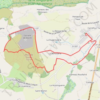 Itinéraire Tracé du 13 km, distance, dénivelé, altitude, carte, profil, trace GPS