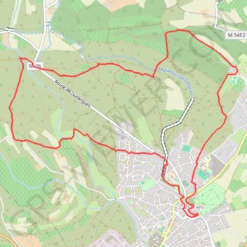 Itinéraire Aqueduc de Castrie, distance, dénivelé, altitude, carte, profil, trace GPS