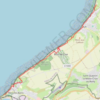 Itinéraire Sentier-du-littoral-itineraire-principal, distance, dénivelé, altitude, carte, profil, trace GPS