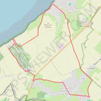 Itinéraire Circuit de Lamotte modifié, distance, dénivelé, altitude, carte, profil, trace GPS