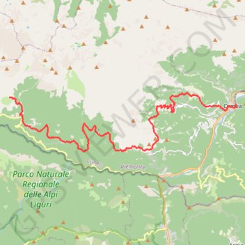 Itinéraire Via Alpina - Col de tende Saorge - J3 - Refuge Montgioie - Ormea, distance, dénivelé, altitude, carte, profil, trace GPS