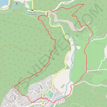 Itinéraire Cabasse-Notre Dame de Glaive, distance, dénivelé, altitude, carte, profil, trace GPS