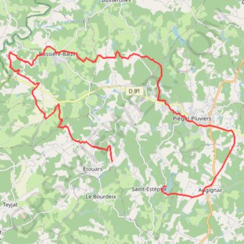 Itinéraire 2023-06-24-09-41-32, distance, dénivelé, altitude, carte, profil, trace GPS