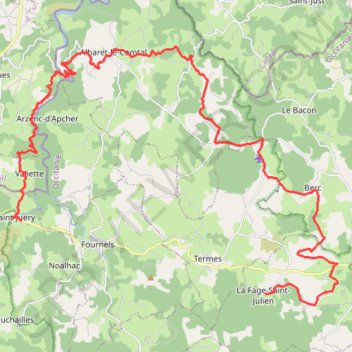 Itinéraire Tracé, distance, dénivelé, altitude, carte, profil, trace GPS