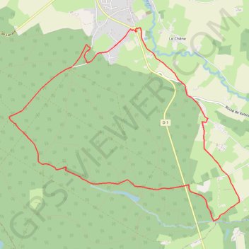 Itinéraire Randonnée en Foret de Vibraye, distance, dénivelé, altitude, carte, profil, trace GPS