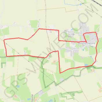Itinéraire Vers le Paradis - Buysscheure, distance, dénivelé, altitude, carte, profil, trace GPS
