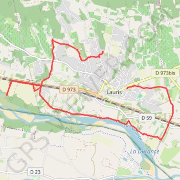 Itinéraire Le long de la Durance, distance, dénivelé, altitude, carte, profil, trace GPS