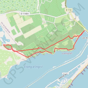 Itinéraire Le Bois des Aresquiers, distance, dénivelé, altitude, carte, profil, trace GPS