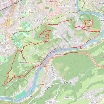 Itinéraire Randonnée des trois forts, distance, dénivelé, altitude, carte, profil, trace GPS