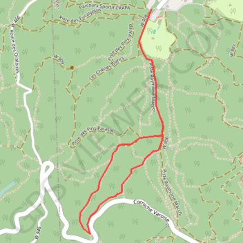 Itinéraire Sentier découverte de Belle Pierre, distance, dénivelé, altitude, carte, profil, trace GPS