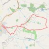 Itinéraire Lamontjoie, bastide de Gascogne - Pays d'Albret, distance, dénivelé, altitude, carte, profil, trace GPS