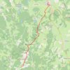 Itinéraire Anost - Saulieu, distance, dénivelé, altitude, carte, profil, trace GPS
