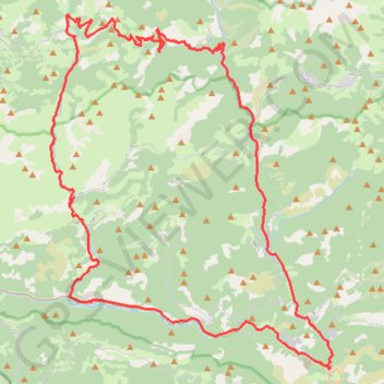 Itinéraire La Couillole, distance, dénivelé, altitude, carte, profil, trace GPS