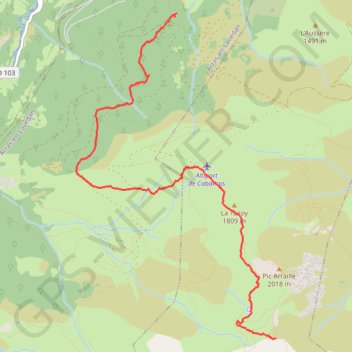 Itinéraire Le Malinat (près du Cabaliros), distance, dénivelé, altitude, carte, profil, trace GPS