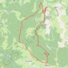 Itinéraire La Valla en Gier - boucle par le Bessat, distance, dénivelé, altitude, carte, profil, trace GPS