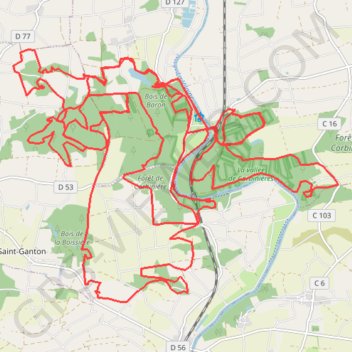 Itinéraire Baron, distance, dénivelé, altitude, carte, profil, trace GPS