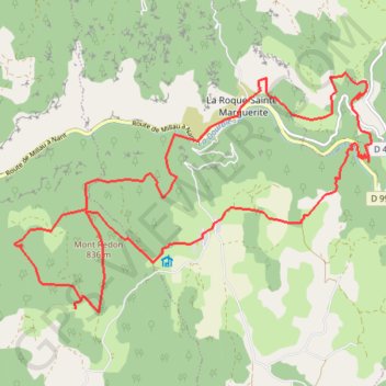 Itinéraire Notre dame de la salvage, distance, dénivelé, altitude, carte, profil, trace GPS