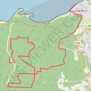 Itinéraire La Tremblade Course à pied, distance, dénivelé, altitude, carte, profil, trace GPS
