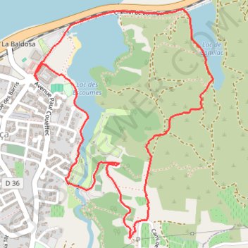 Itinéraire Lac des Escoumes-Vinça, distance, dénivelé, altitude, carte, profil, trace GPS