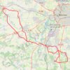 Itinéraire Boucle à vélo depuis Laillé, distance, dénivelé, altitude, carte, profil, trace GPS