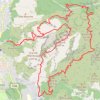 Itinéraire A, distance, dénivelé, altitude, carte, profil, trace GPS