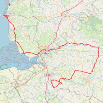 Itinéraire TM2024 ET5 St Laurent Terregatte - Granville-17627350, distance, dénivelé, altitude, carte, profil, trace GPS