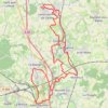 Itinéraire Le long de la Sarthe, au nord du Mans, distance, dénivelé, altitude, carte, profil, trace GPS