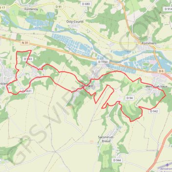 Itinéraire Circuit Clovis, distance, dénivelé, altitude, carte, profil, trace GPS