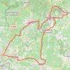 Itinéraire Entre plaine et piémont - Caromb, distance, dénivelé, altitude, carte, profil, trace GPS