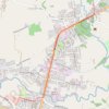 Itinéraire ETAPE1: PS1 => CH 1A, distance, dénivelé, altitude, carte, profil, trace GPS