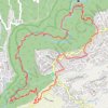 Itinéraire Ile Réunion-Petite ravine par Dassy, distance, dénivelé, altitude, carte, profil, trace GPS