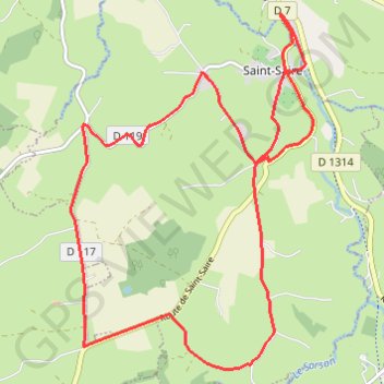 Itinéraire La boucle des Calvaires - Saint-Saire, distance, dénivelé, altitude, carte, profil, trace GPS