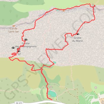 Itinéraire Circuit Saint Ser Pic des Mouches, distance, dénivelé, altitude, carte, profil, trace GPS