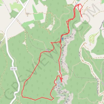 Itinéraire Gorges de la Véroncle, distance, dénivelé, altitude, carte, profil, trace GPS