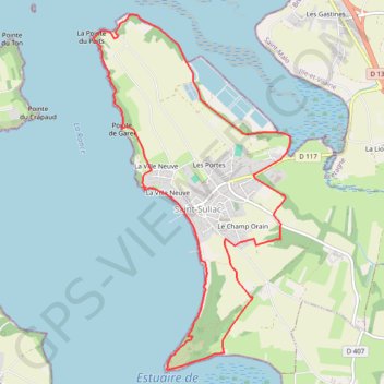 Itinéraire La presqu'île de Saint-Suliac, distance, dénivelé, altitude, carte, profil, trace GPS