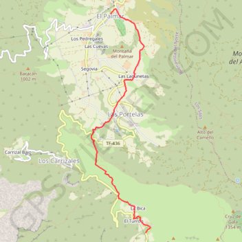 Itinéraire Rando Masca, distance, dénivelé, altitude, carte, profil, trace GPS