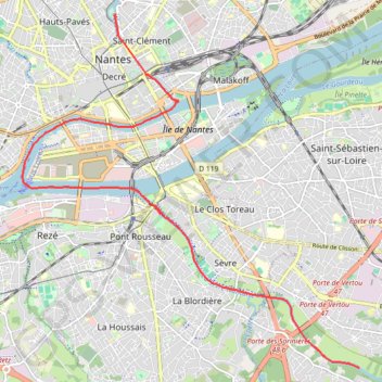 Itinéraire 2013-05-24_123102, distance, dénivelé, altitude, carte, profil, trace GPS