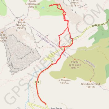 Itinéraire Lac de Peyre, distance, dénivelé, altitude, carte, profil, trace GPS