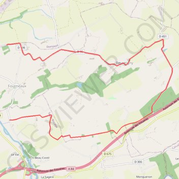 Itinéraire ES 3&5, distance, dénivelé, altitude, carte, profil, trace GPS