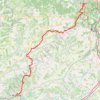 Itinéraire VOIEDUPUY_VELO_09_Cahors Moissac 70km 1400m, distance, dénivelé, altitude, carte, profil, trace GPS
