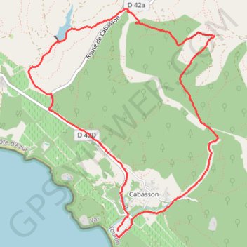 Itinéraire Cabasson - Bormes les Mimosas - 83, distance, dénivelé, altitude, carte, profil, trace GPS