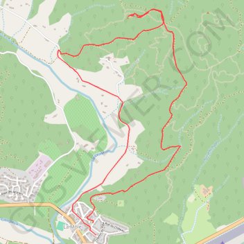 Itinéraire La Mole,Sainte Magdeleine, distance, dénivelé, altitude, carte, profil, trace GPS
