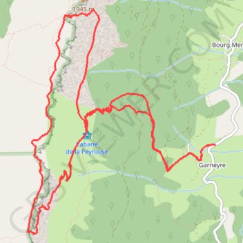 Itinéraire Au dessus de Saint andréol, distance, dénivelé, altitude, carte, profil, trace GPS