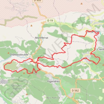 Itinéraire Le 8 du château de la Garde - 33140 - UtagawaVTT.com, distance, dénivelé, altitude, carte, profil, trace GPS